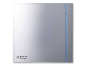 SILENT-200 CRZ-3C DESIGN SILVER - Utility Room and Bathroom Extract Fan - Soler & Palau
