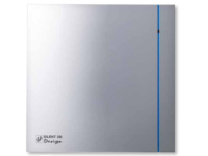 SILENT-300 CHZ-3C DESIGN SILVER - Utility Room and Kitchen Extract Fan - Soler & Palau
