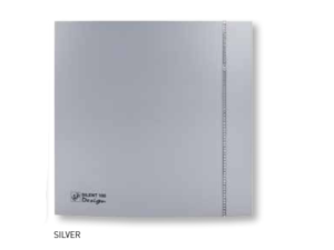 SILENT-100 CHZ DESIGN SILVER - Bathroom Extract Fan - Soler & Palau