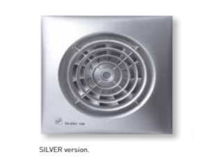 SILENT-100 SILVER CRZ  - Bathroom Extract Fan - Soler & Palau