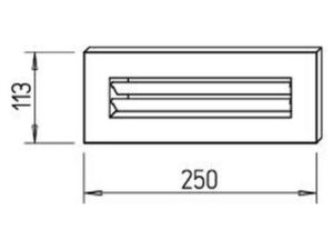 FK-WA 200 W - Aluminium outlet - Helios