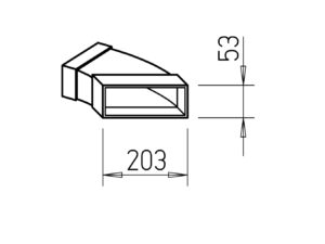 FK-BH 200/45 - 45 deg bend - Helios