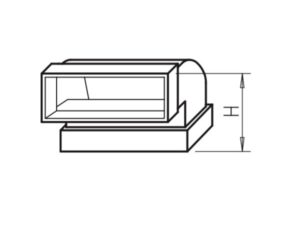 FK-BV 200/90 - 90 deg vertical bend - Helios