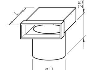 FK-EV 200/100 - End piece for valve connector - Helios