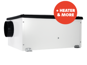 PIV ONE Plus+ - Loft Mounted Positive Input Ventilation Unit with Heater & Advanced Control - Elta