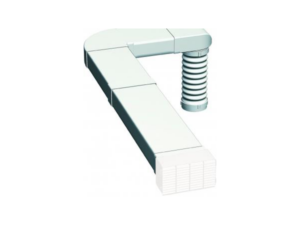 220x90mm To 150mm- Domus MegaDuctKit - 2653W + 950-GL - Part No. 2653W-GL