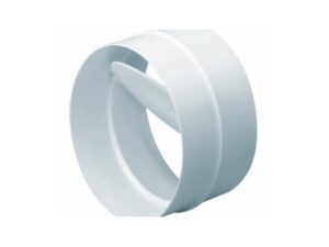 150mm - Domus EasiPipe Rigid Duct - Straight Connector With Damper - Part No. 694
