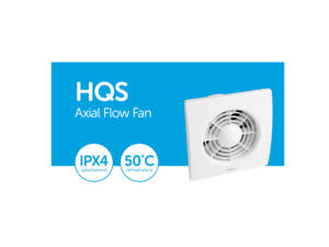 HQS125 - Axial Flow Fan For Window / Wall / Ceiling Mounting - Hydor