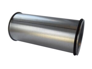 Quick-Fit Slip Duct With Clip and O-Ring - Galvanised - 0.3 Metre - Nordfab