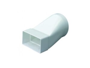 220x90mm To 150mm - Domus - Round To Rectangular Adapter - Part No. 970