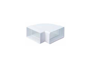 220x90mm - Domus Megaduct - 45 Degree Horizontal Bend - Part No. 955