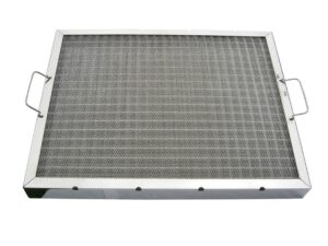 Mesh Filter Galvanised Steel c/w Handles + Drain Holes 597 x 597 x 45