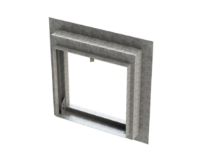 Circular Fire Dampers (with Universal Plate Frame) - 180mm Diameter