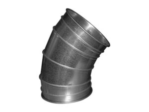 Quick-Fit 45 Degree Segmented Bend - Galvanised - Nordfab