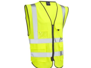 Health & Safety Equipment - Hi-Vis Yellow Superior Waistcoat - Length 75cm
